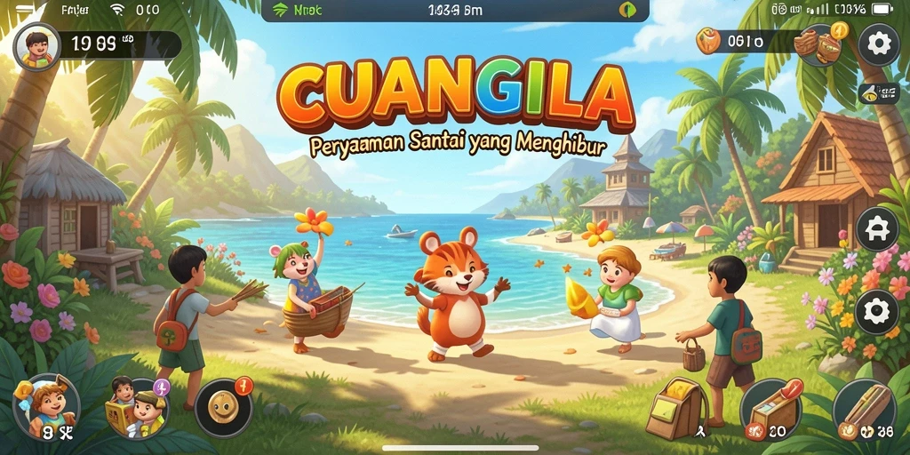 Tampilan gameplay CUANGILA yang menyenangkan dan menawan.