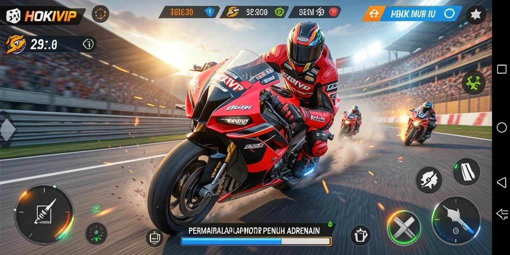Tampilan gameplay HOKIVIP yang seru dan menegangkan.