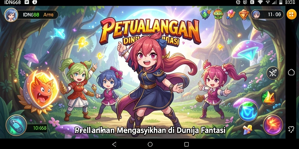 Menampilkan karakter anime dalam pertarungan epik di IDN668.